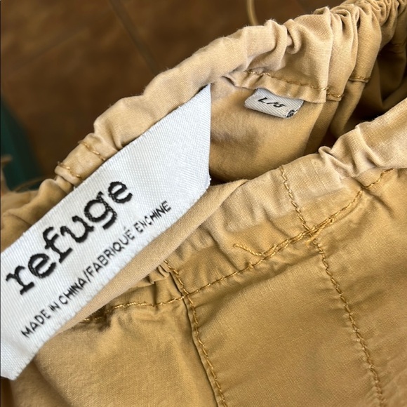 Refuge Retro Slouchy Oversized Grunge Parachute Pants Size L - Picture 2 of 4